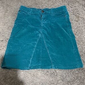 Celebrity Pink Teal Midi Skirt